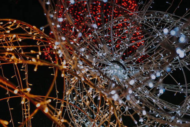 An abstract image showcasing AI algorithms at work, represented by interconnected nodes and data streams. The image visualizes the concept of AI analyzing user data to personalize content, emphasizing the intelligence and precision of AI-driven personalization in social media.