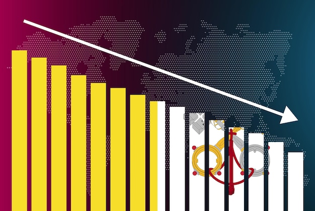 A visual representation of the Gini coefficient graph showing the growing inequality in the US over the past decades, with sources cited and the y-axis representing income distribution and the x-axis representing time.