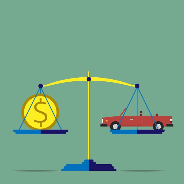 A balanced scale representing the decision between contributing to a Traditional IRA (left side) and a Roth IRA (right side), with factors like tax benefits and future income on each side.