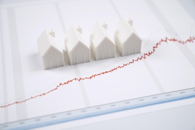 A detailed graph showing the historical trend of FHA mortgage insurance premiums over the last decade, highlighting the recent decrease.