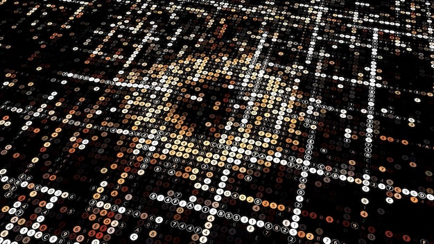 Several lines of computer code interlaced with images of coins, representing the technological and financial aspects of cryptocurrency exchanges under regulatory review.