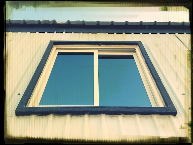 A split image showcasing an old, drafty window on one side and a new, energy-efficient window on the other, illustrating the impact of window replacement on home energy efficiency.